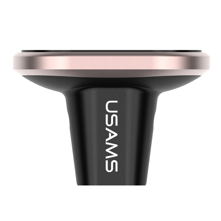 USAMS Mini Universal Magnetic Car Mount Phone Holder for iPhone 7 Plus Etc. - Rose Gold Color-3