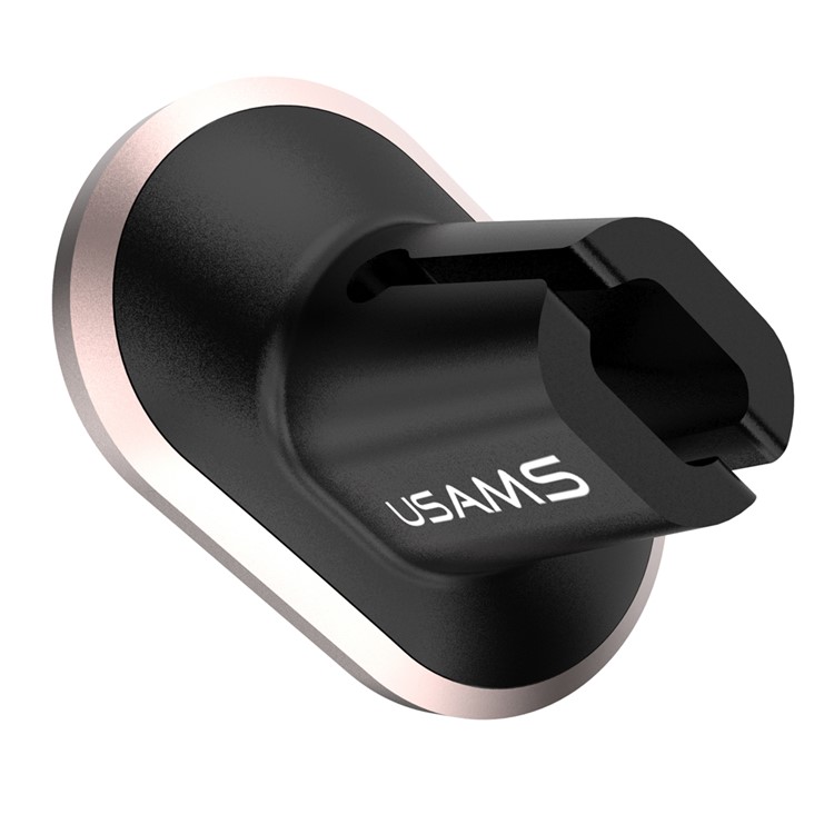 USAMS Mini Universal Magnetic Car Mount Phone Holder for iPhone 7 Plus Etc. - Rose Gold Color-4