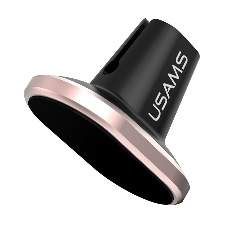 USAMS Mini Universal Magnetic Car Mount Phone Holder for iPhone 7 Plus Etc. - Rose Gold Color-6