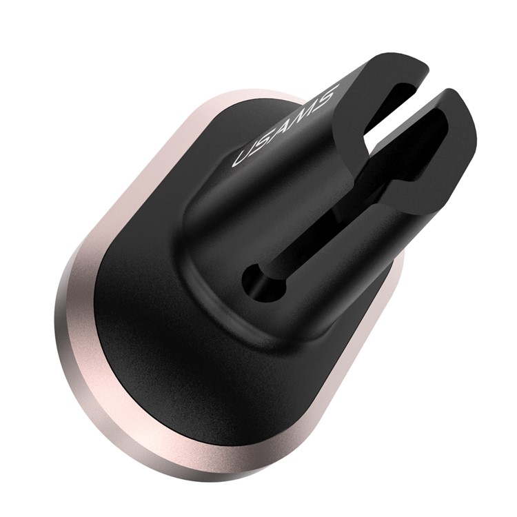 USAMS Mini Universal Magnetic Car Mount Phone Holder for iPhone 7 Plus Etc. - Rose Gold Color-8