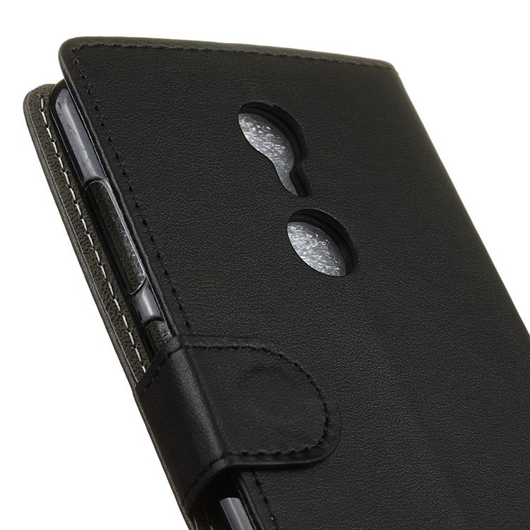 Wallet Leather Stand Case for ZTE Axon 7 mini - Black-7