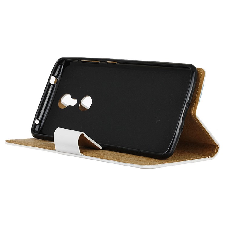 Wallet Leather Stand Case for ZTE Axon 7 mini - Cat in Hat and French Flag-5