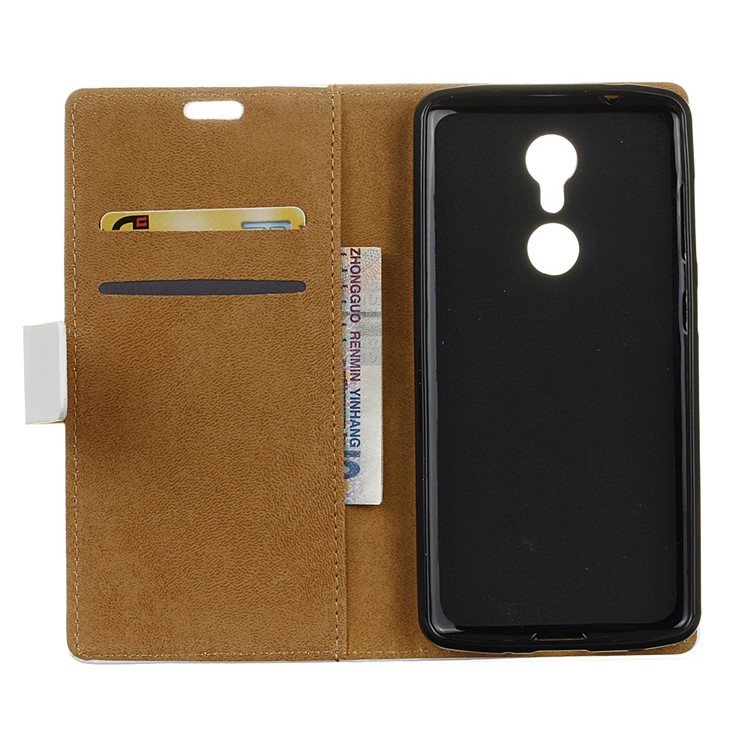Wallet Leather Stand Case for ZTE Axon 7 mini - Cat in Hat and French Flag-6
