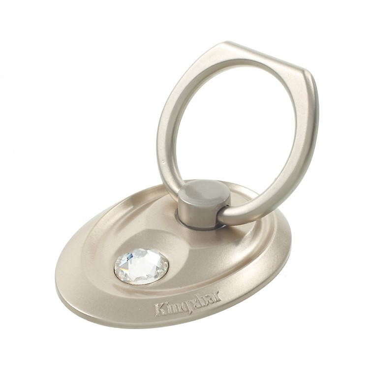 KINGXBAR Authorized Swarovski Crystals Zinc Alloy Phone Ring Holder - Teardrop-2