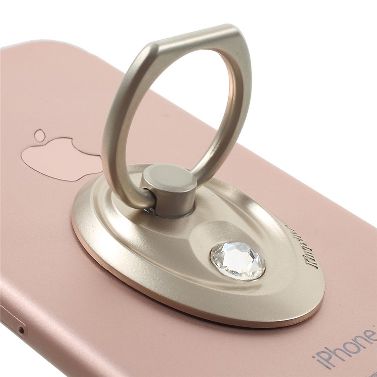KINGXBAR Authorized Swarovski Crystals Zinc Alloy Phone Ring Holder - Teardrop-5