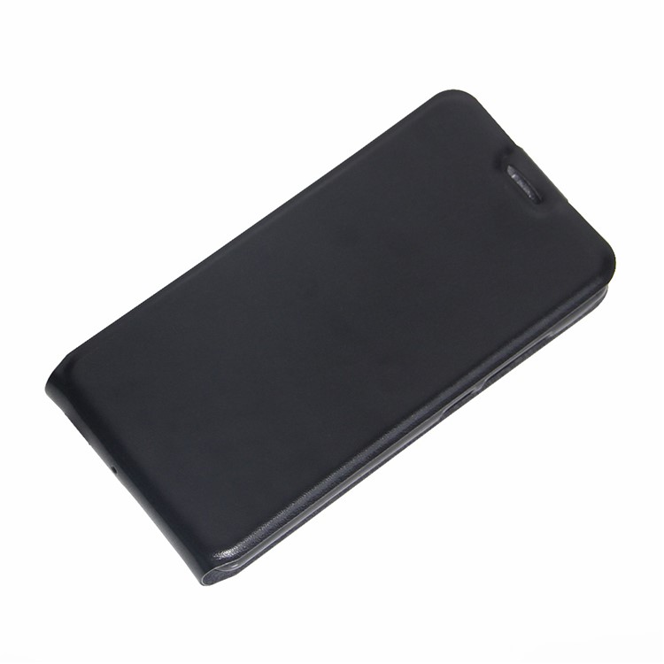 Crazy Horse Vertical Leather Card Holder Case for ZTE Blade A315 - Black-2