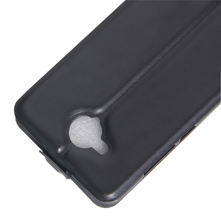 Crazy Horse Vertical Leather Card Holder Case for ZTE Blade A315 - Black-3