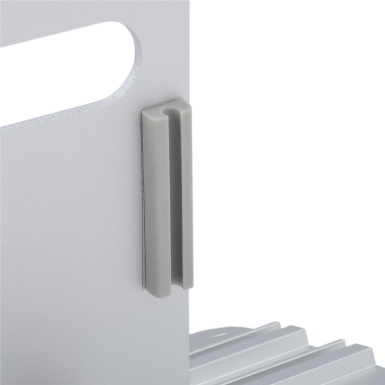 DIY Multifunctional Desktop Charging Cradle Stand Holder for Apple Watch, iPhone iPad Etc. - Silver-19