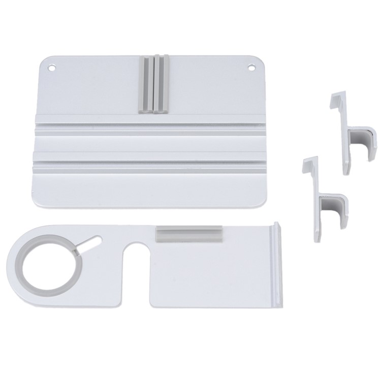 DIY Multifunctional Desktop Charging Cradle Stand Holder for Apple Watch, iPhone iPad Etc. - Silver-20