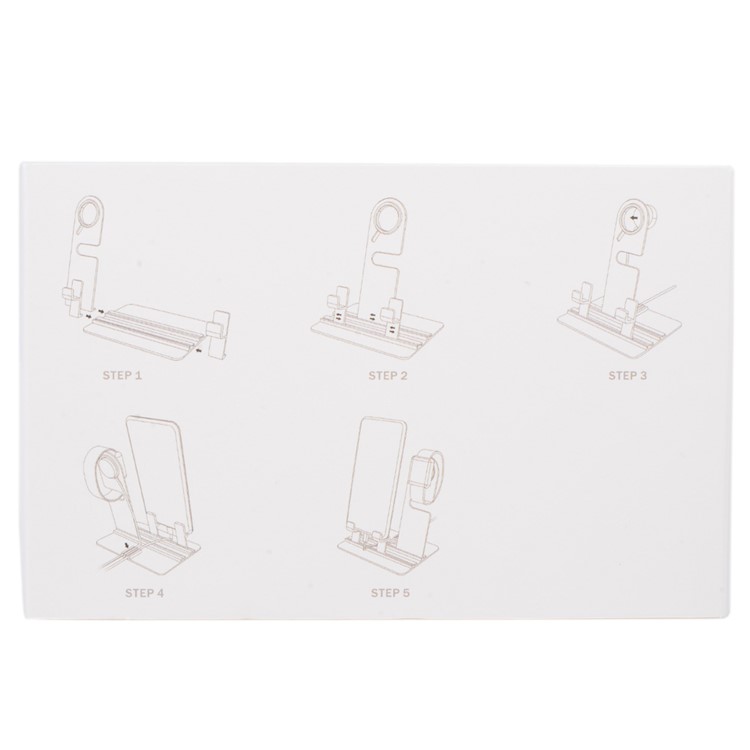 DIY Multifunctional Desktop Charging Cradle Stand Holder for Apple Watch, iPhone iPad Etc. - Silver-21