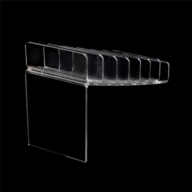7-layer 8cm Width Clear Acrylic Display Stand Storage for Mobile Phones/Power Banks/Earphones etc-2