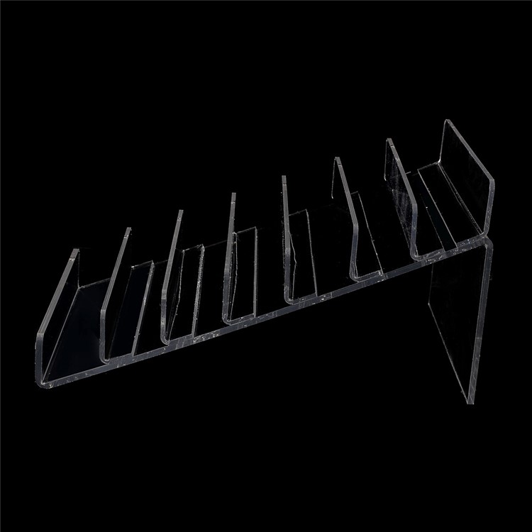 7-layer 16cm Width Clear Acrylic Display Holder for Mobile Phones/Tablets/Cases etc-2