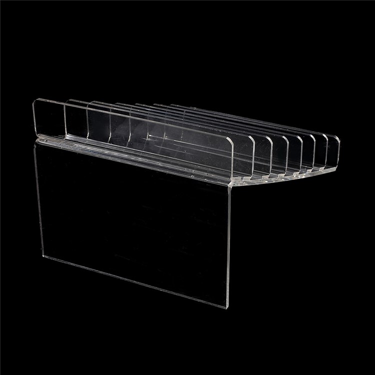 7-layer 16cm Width Clear Acrylic Display Holder for Mobile Phones/Tablets/Cases etc-3
