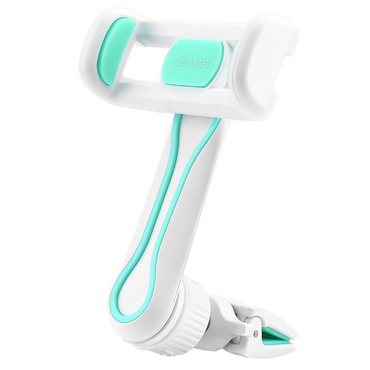 USAMS US-ZJ012 Long Arm Car Air Vent Mount Holder for iPhone 7, Width: 50-85mm - White-2
