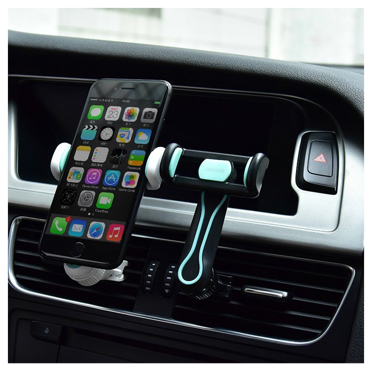 USAMS US-ZJ012 Long Arm Car Air Vent Mount Holder for iPhone 7, Width: 50-85mm - White-6