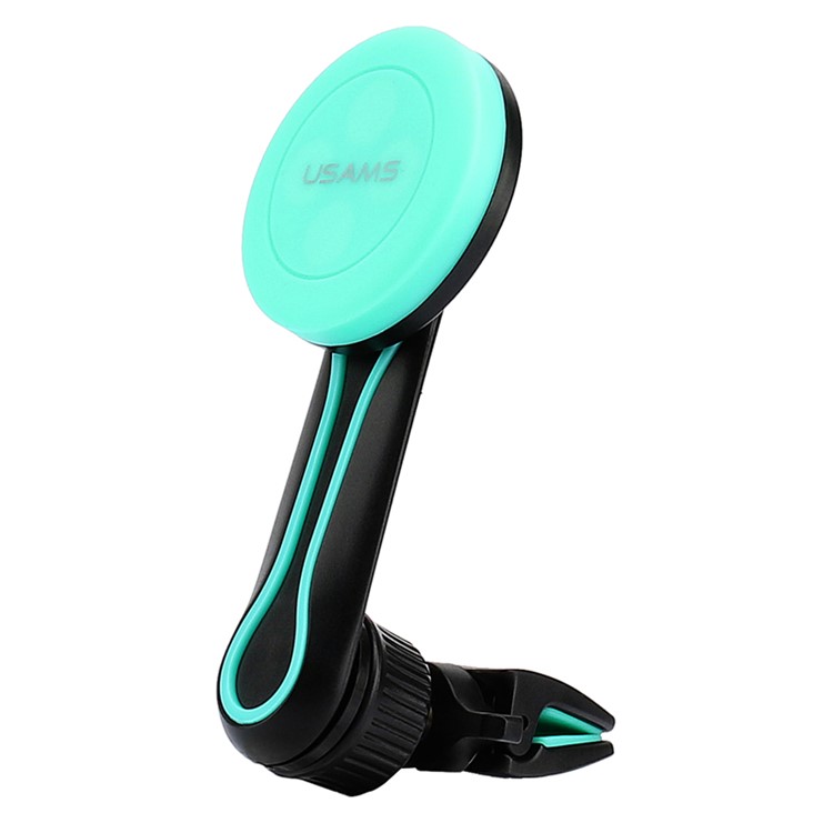 USAMS US-ZJ013 Air Vent Car Magnetic Mount Long Arm Cradle for iPhone 7/7 Plus Etc - Black-2