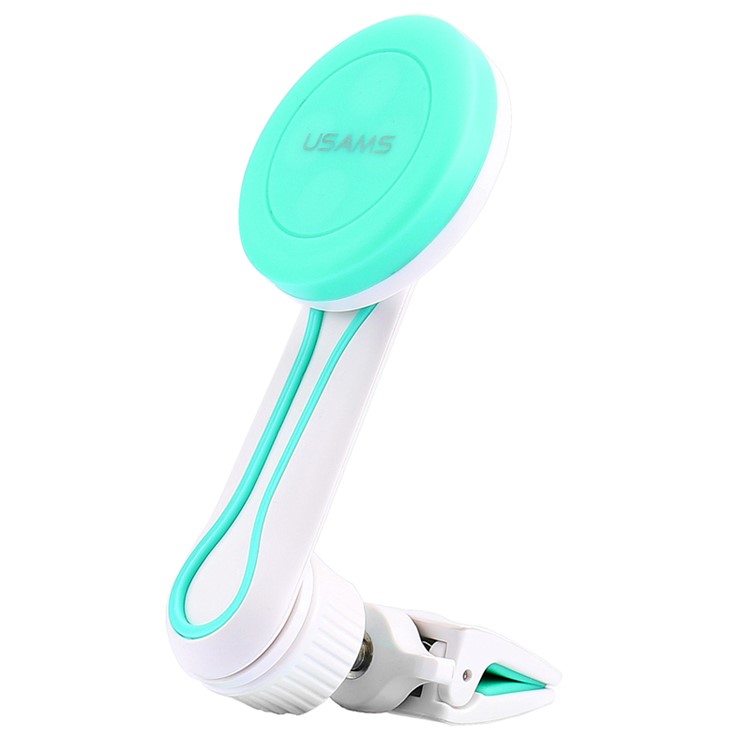 USAMS US-ZJ013 Magnetic Car Air Vent Mount Long Arm Holder for iPhone 7/7 Plus Etc - White-2