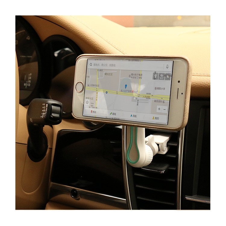USAMS US-ZJ013 Magnetic Car Air Vent Mount Long Arm Holder for iPhone 7/7 Plus Etc - White-7