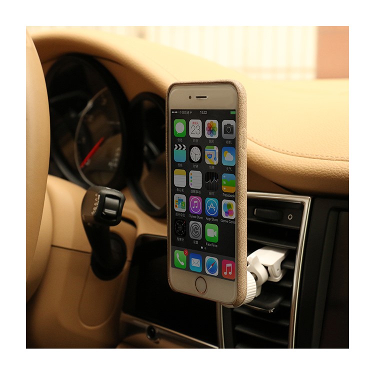 USAMS US-ZJ013 Magnetic Car Air Vent Mount Long Arm Holder for iPhone 7/7 Plus Etc - White-8