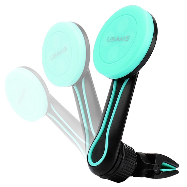 USAMS US-ZJ013 Magnetic Car Air Vent Mount Long Arm Holder for iPhone 7/7 Plus Etc - White-9