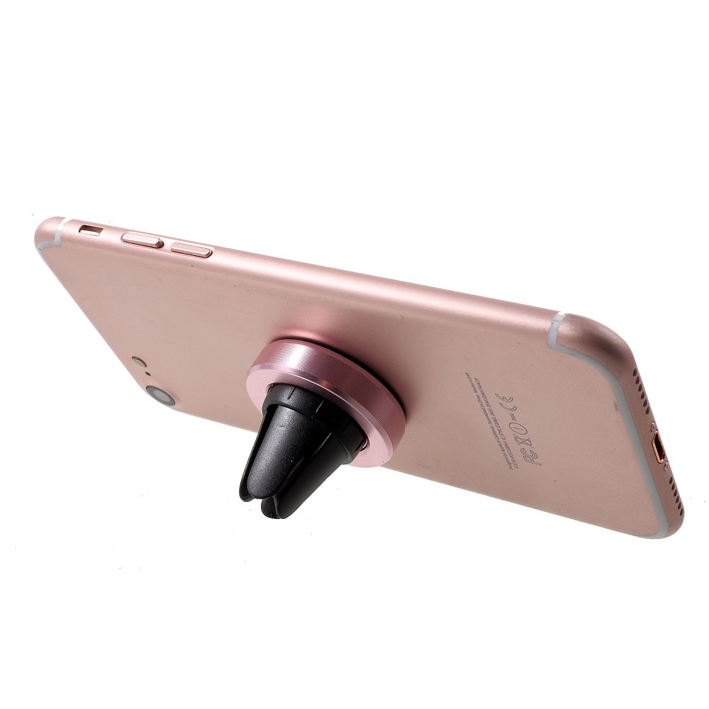 Universal Magnetic Car Air Vent Holder Mount for iPhone 7/ 7 Plus/ Samsung S7 Etc - Rose Gold Color-5