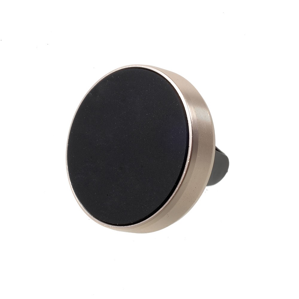 Universal Magnetic Car Air Vent Mount Stand for iPhone 7/ 7 Plus/ Samsung S7 Etc - Gold Color-2
