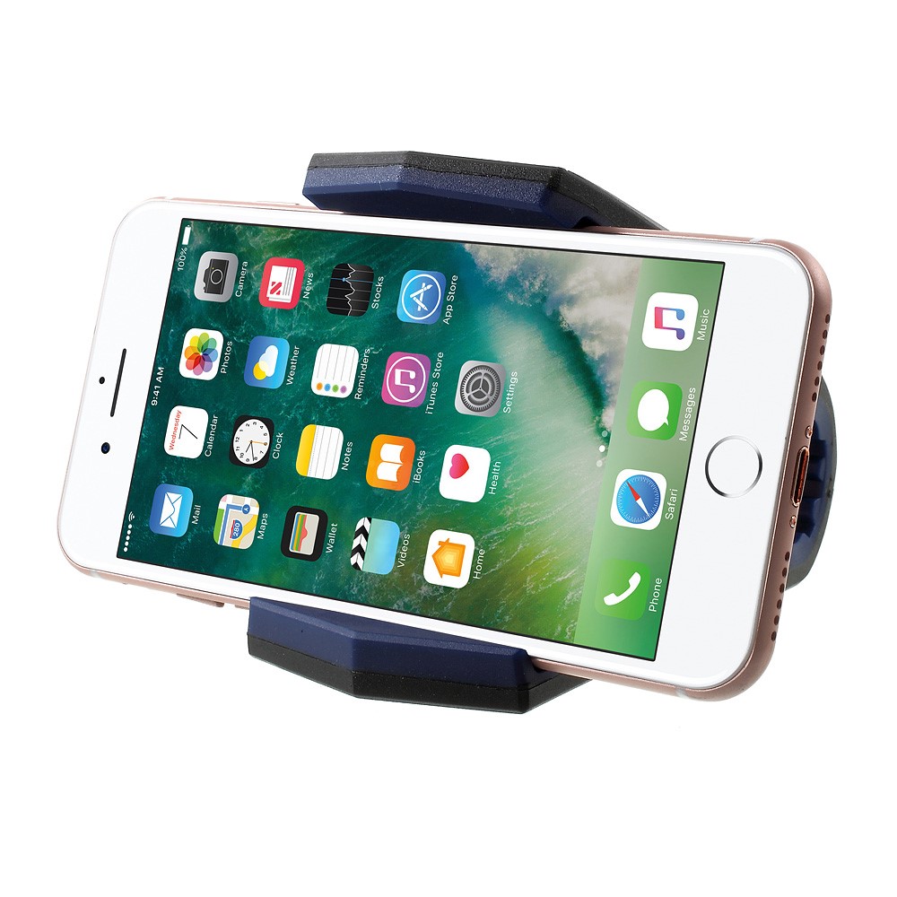Universal Vehicle Mounted Mobile Scaffold Alligator Clip Stand for iPhone Samsung Sony Huawei etc - Blue-1