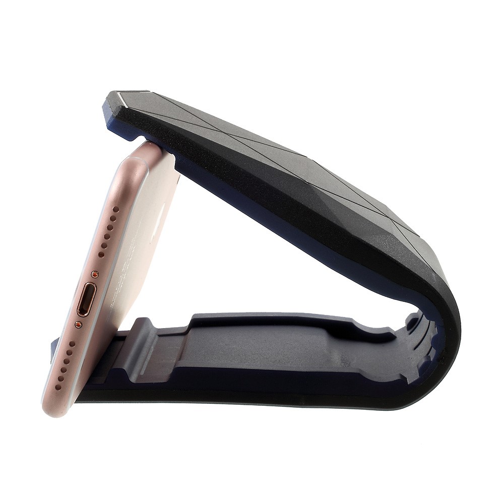 Universal Vehicle Mounted Mobile Scaffold Alligator Clip Stand for iPhone Samsung Sony Huawei etc - Blue-2