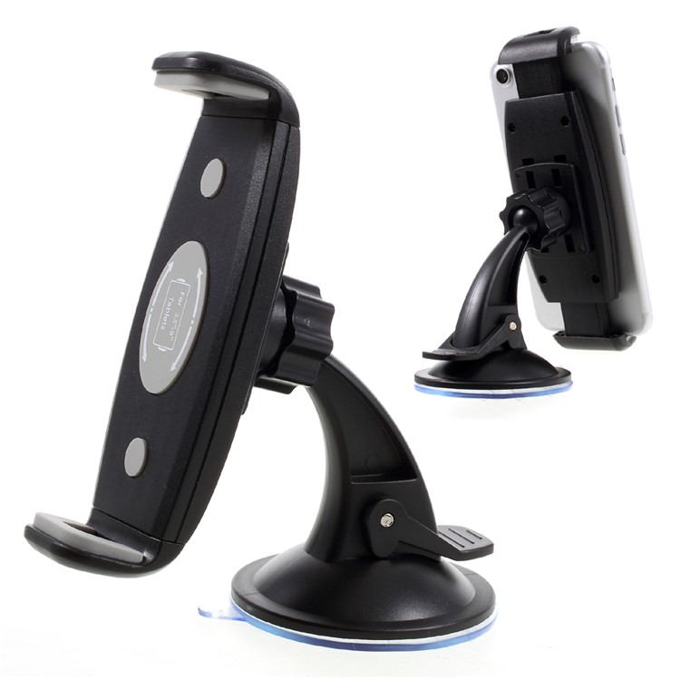 Universal Suction Cup Car Mount Stand titular para iPhone Samsung, largura: 10,5 - 17,5 centímetros-1
