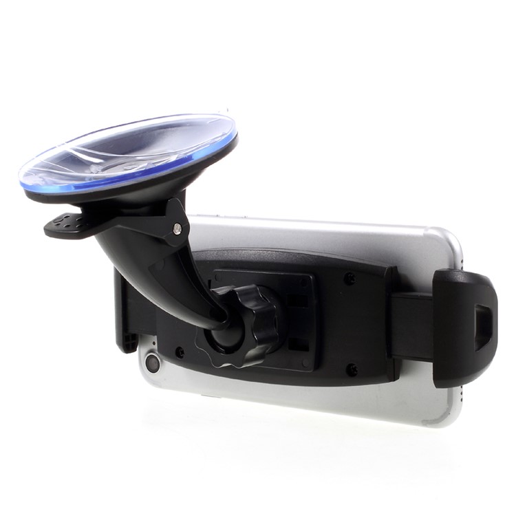 Universal Suction Cup Car Mount Stand titular para iPhone Samsung, largura: 10,5 - 17,5 centímetros-7