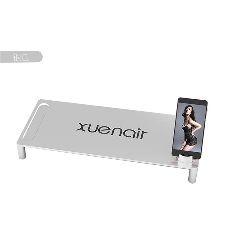 Universal Aluminum Alloy Stand for iMac Macbook Moniter Notebook - Silver Color-3