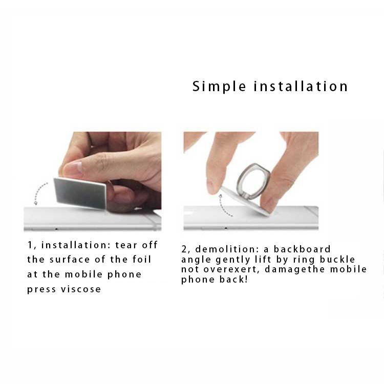 Macaroon Pattern Ring Holder Finger Grip 360 Degree Rotating Stand for Cellphone Tablet - Style A-4