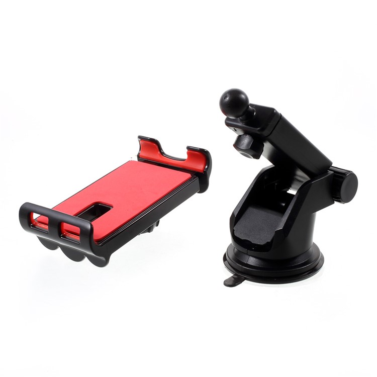 Universal Suction Cup Telescopic Pole Rotary Car Mount Holder, Clamp Width: 11.5 - 20cm - Black-14