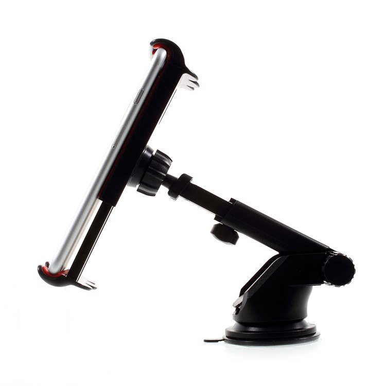 Universal Suction Cup Telescopic Pole Rotary Car Mount Holder, Clamp Width: 11.5 - 20cm - Black-2
