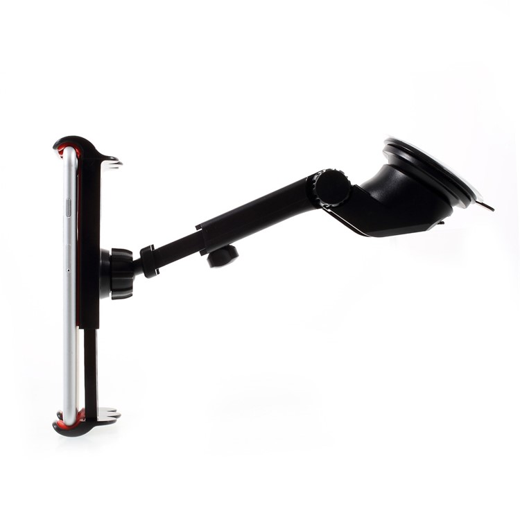 Universal Suction Cup Telescopic Pole Rotary Car Mount Holder, Clamp Width: 11.5 - 20cm - Black-6