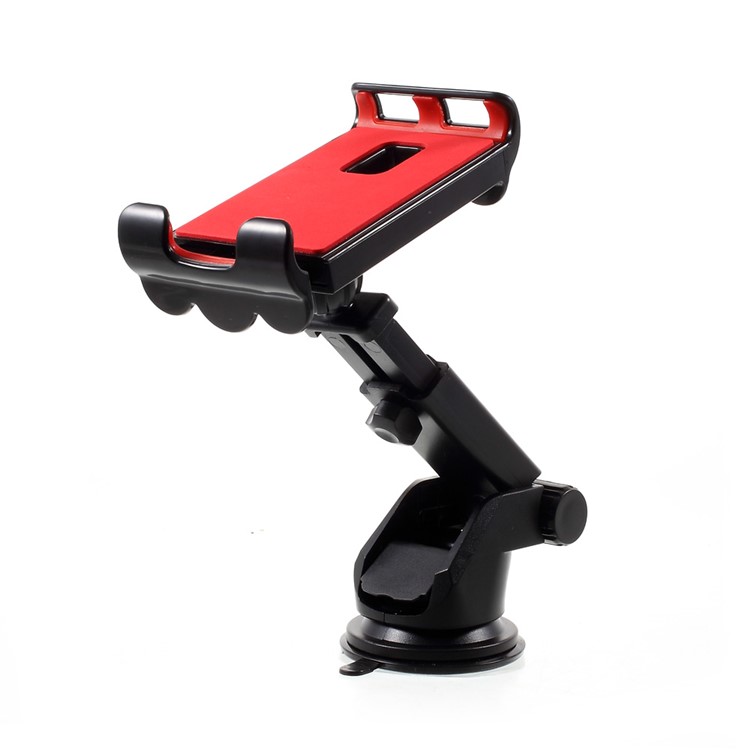 Universal Suction Cup Telescopic Pole Rotary Car Mount Holder, Clamp Width: 11.5 - 20cm - Black-7