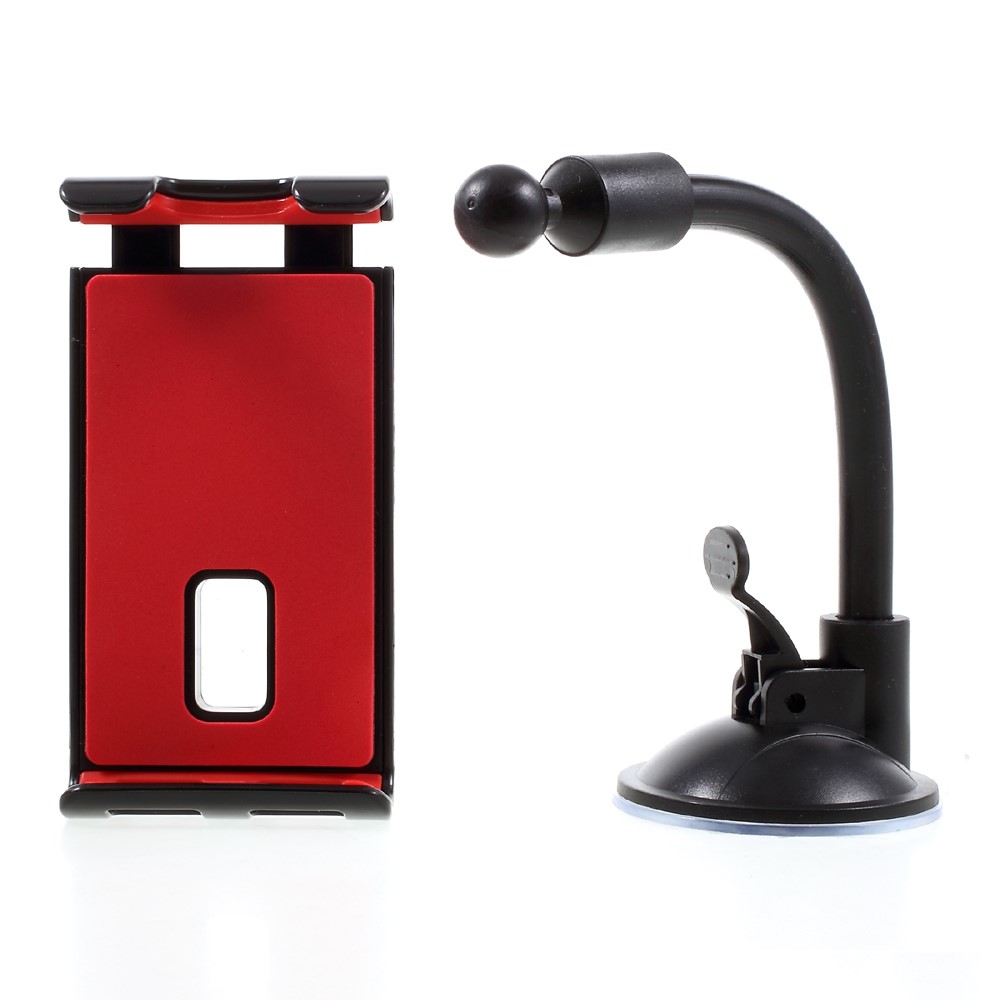 Universal Suction Cup Metal Hose Rotary Car Desktop Mount Holder, Clamp Width: 11.5 - 20cm - Black-3