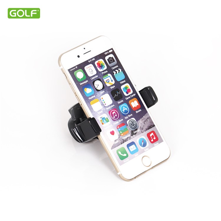 GOLF CH06 Air Outlet Mount 360 Degree Rotary Phone Holder Car Mount for iPhone 7 / 7 Plus - Black-11