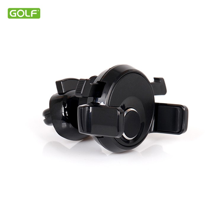 GOLF CH06 Air Outlet Mount 360 Degree Rotary Phone Holder Car Mount for iPhone 7 / 7 Plus - Black-12