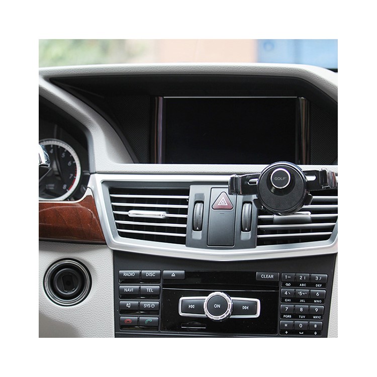 GOLF CH06 Air Outlet Mount 360 Degree Rotary Phone Holder Car Mount for iPhone 7 / 7 Plus - Black-3