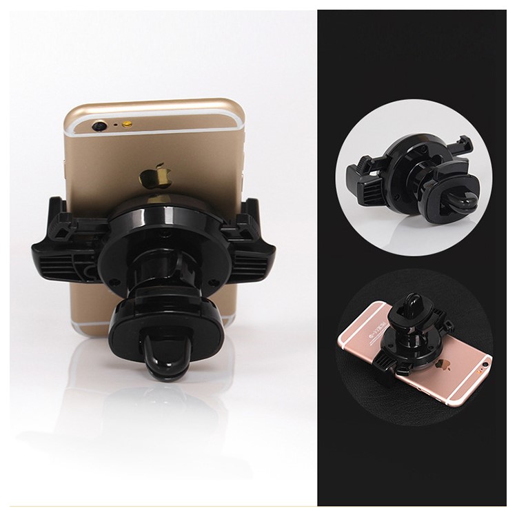 GOLF CH06 Air Outlet Mount 360 Degree Rotary Phone Holder Car Mount for iPhone 7 / 7 Plus - Black-5