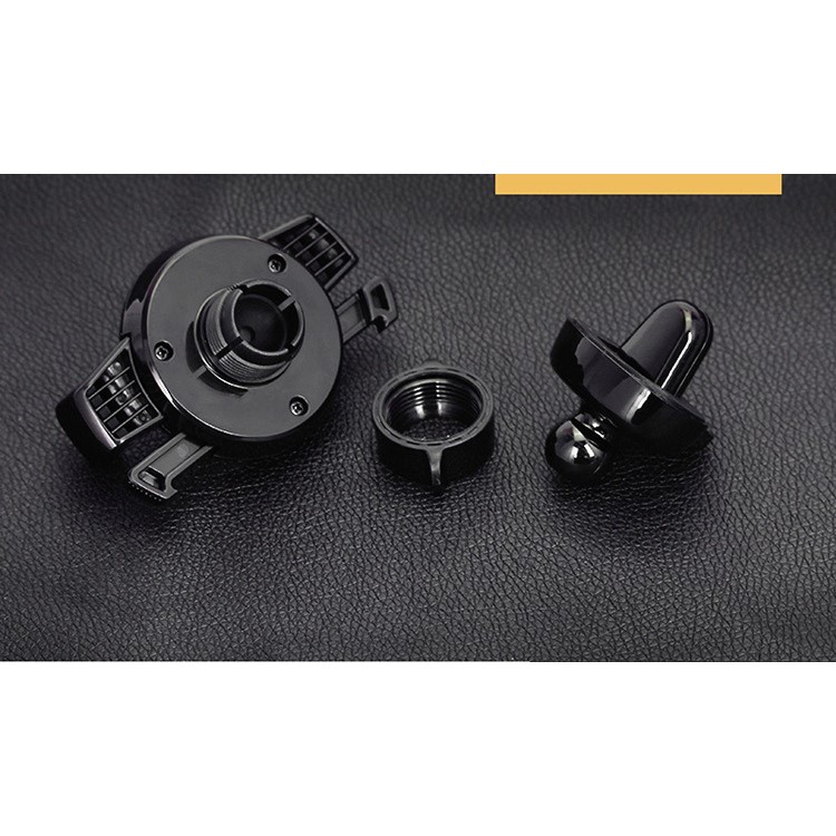 GOLF CH06 Air Outlet Mount 360 Degree Rotary Phone Holder Car Mount for iPhone 7 / 7 Plus - Black-7