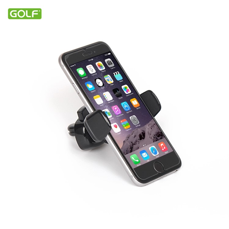 GOLF CH05 Car Air Vent Mount Air Outlet 360 Degree Rotary Phone Holder for iPhone 7, Width: 5.6-8cm - Black-7