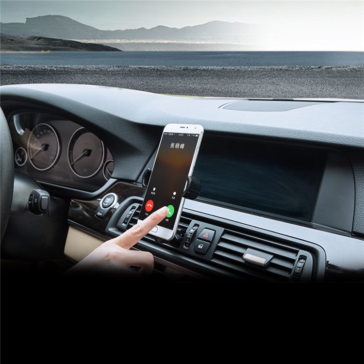 D9ELEMENT Universal Rotary Car Air Vent Mount Mobile Phone Holder for Phone under 5.5 inch - Blue-6
