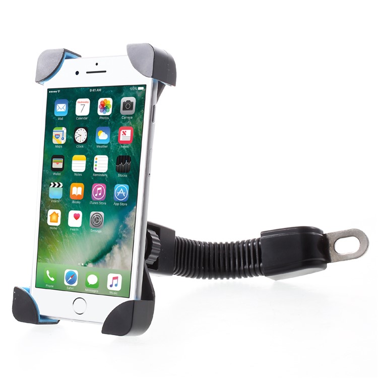JS-030 Motorcycle Rearview Mirror Mount Holder Cradle for Mobile Phone/iPad/GPS-2