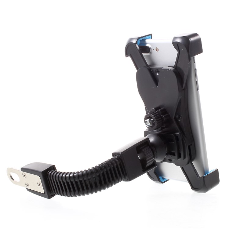 JS-030 Motorcycle Rearview Mirror Mount Holder Cradle for Mobile Phone/iPad/GPS-3