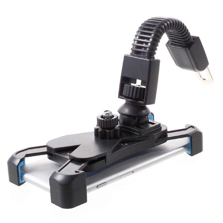 JS-030 Motorcycle Rearview Mirror Mount Holder Cradle for Mobile Phone/iPad/GPS-4