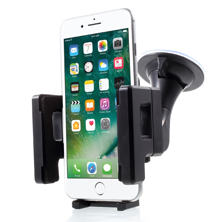 2-in-1 Practical Car Windshield and Air Vent Phone Mount Holder Cradle-2