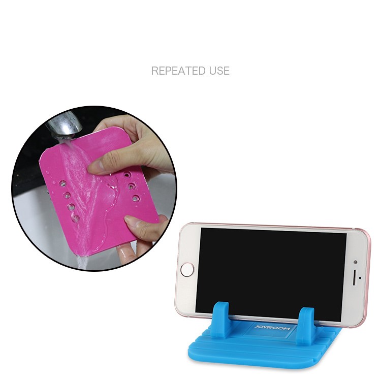 JOYROOM Universal Silicone Desktop Car Mount Stand (ZS119) for iPhone Samsung - Black-4