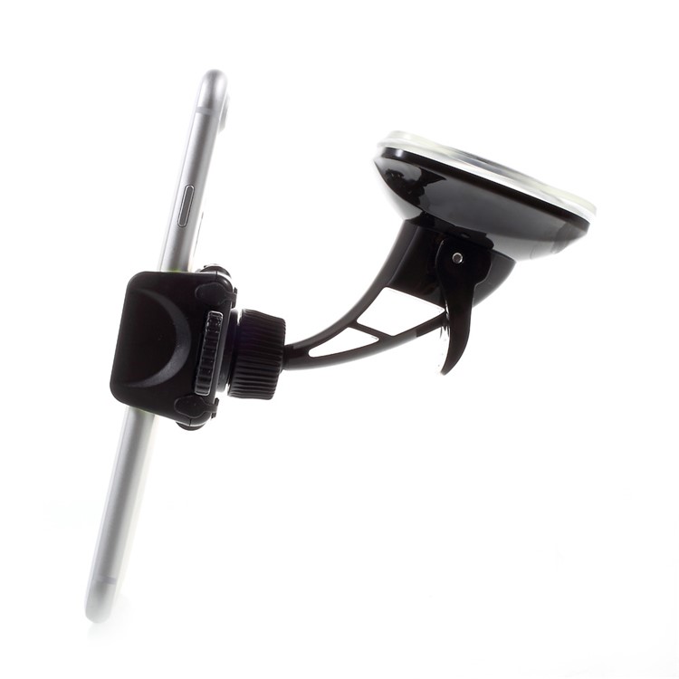 D9ELEMENT ZH125 Universal Suction Cup Rotary Car Mount Holder with Built-in Aroma Stick Hole - Green-4